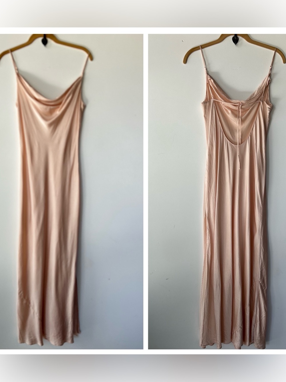 Victoria's Secret Nightgown Ballet Pink Slip 100% Silk